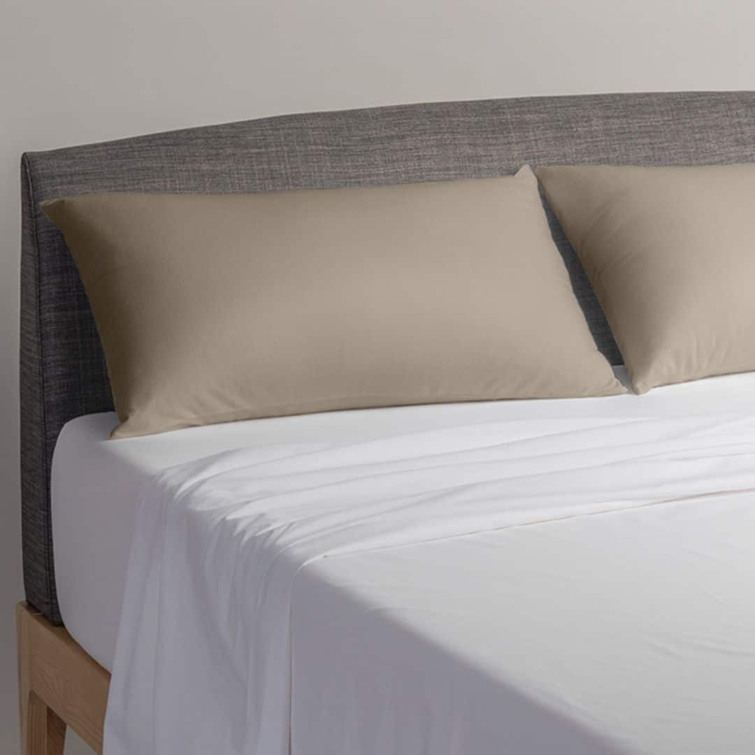 image principale taie d'oreiller 2 en 1 beige foncé